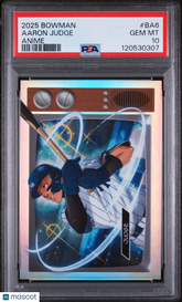 2025 Bowman Anime Aaron Judge #BA6 PSA 10 Low Pop Yankees